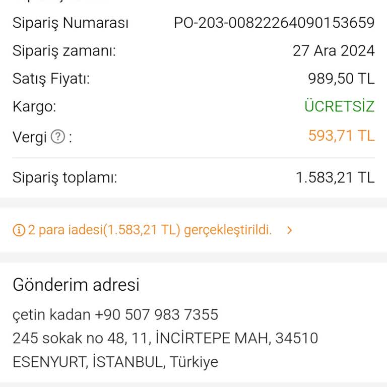 Eksik Teslimat Sorunu: Acil Çözüm Bekliyorum