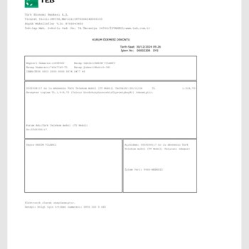 Yanlış Fatura Tahsilatı Ve İade Talebi