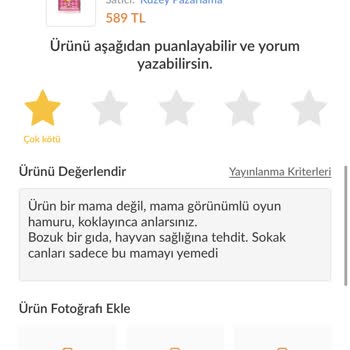 Hayvanlar İçin Aldığım Mama Yenmiyor