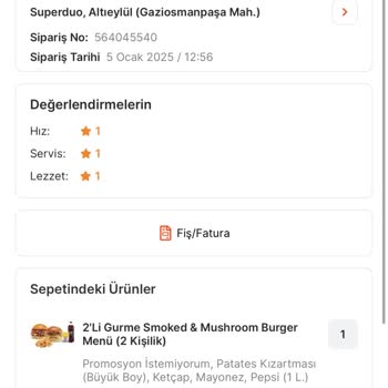 Geç Gelen Sipariş Ve Çözüm Bulunamayan Müşteri Hizmetleri