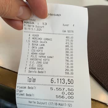 Beklenmedik Yüksek Hesap Şoku