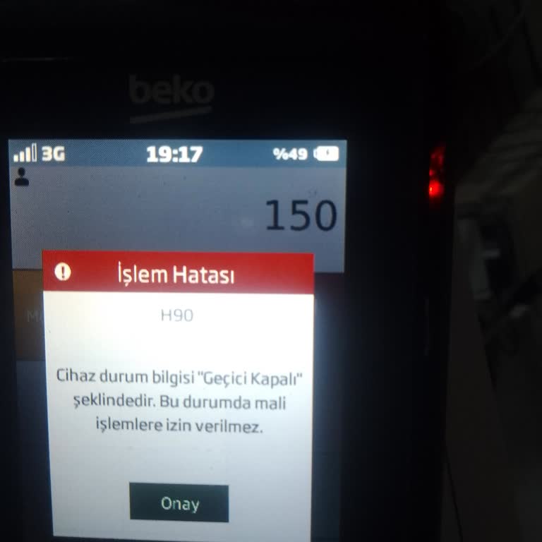 Beko 300 TR Cihazında Tekrarlayan H90 Hatası