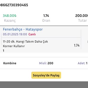 Kazanan Kuponuma Rağmen Param Yatırılmadı