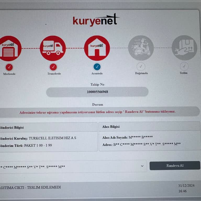 Kuryenet Çiğli Acentası: Kayıp Kargo Ve Ulaşılmaz İletişim