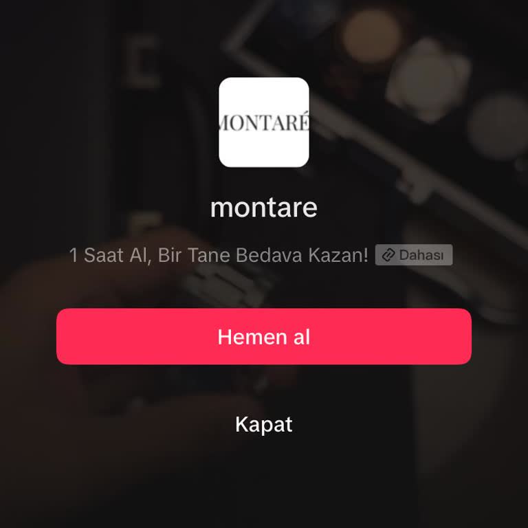Montare Sitesinden Sipariş Edilen Saatin Teslim Edilmemesi