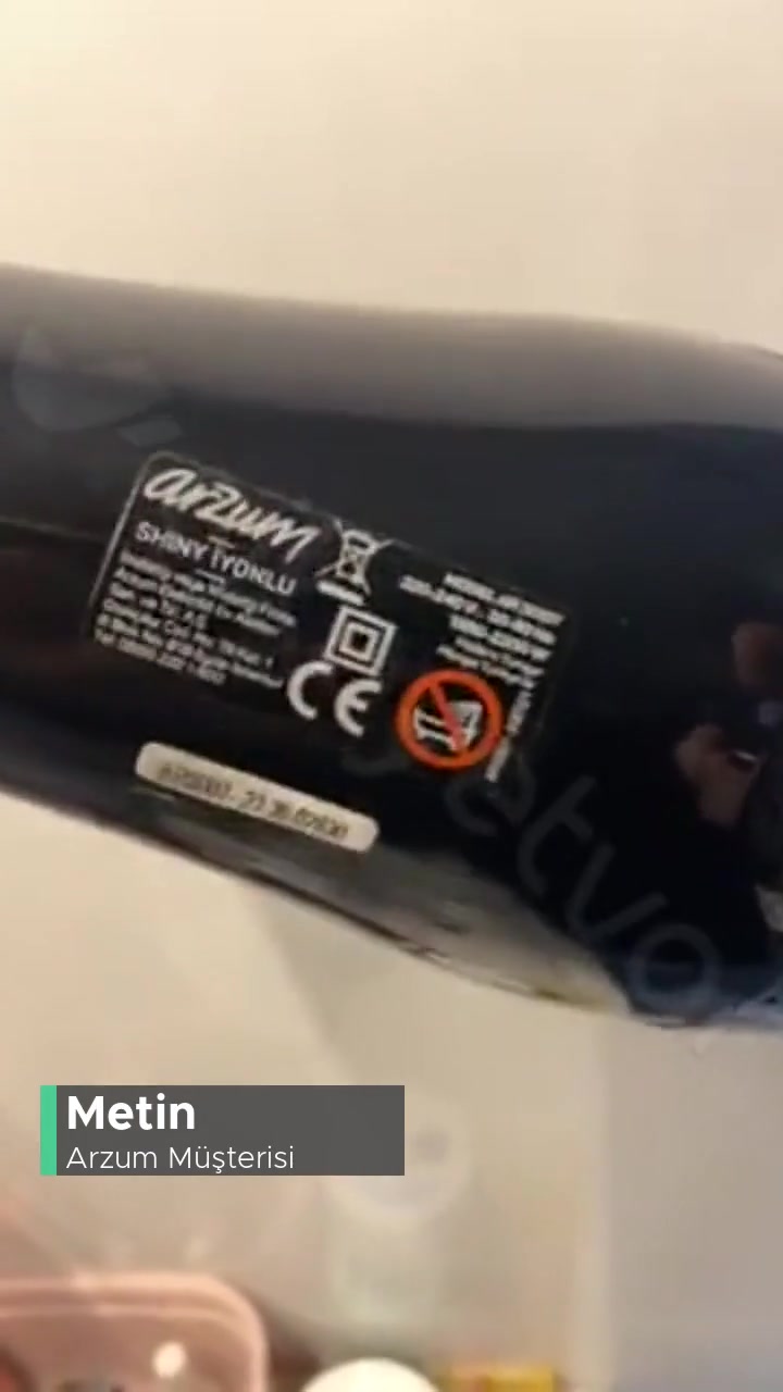 Arzum Saç Kurutma Makinesi Çalışmıyor! videonun kapak resmi