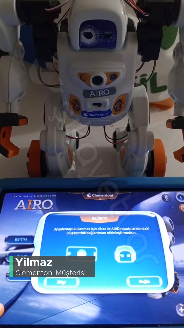 Clementoni Airo Robot Bluetooth Bağlantı Sorunu videonun kapak resmi