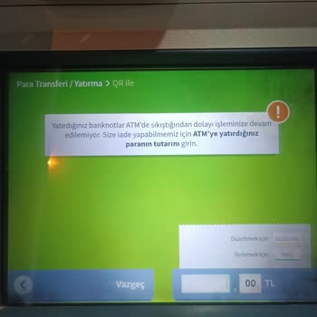 ATM'de Sıkışan Para Krizi