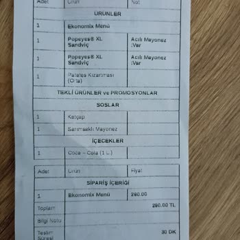 Yanlış Sipariş Ve Saygısız Müşteri Hizmeti