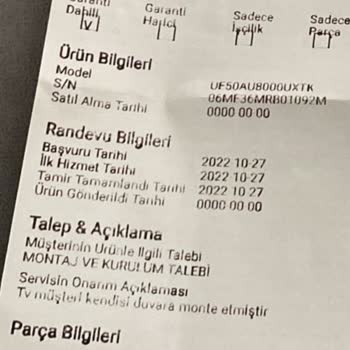 Garanti Sonrası Samsung TV Ekran Kararması Sorunu