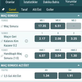 Bahis Sisteminde Yanıltıcı Oranlar