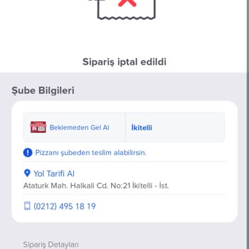 Domino's İkitelli Şubesinde Kaba Kuvvetle Karşılaştım