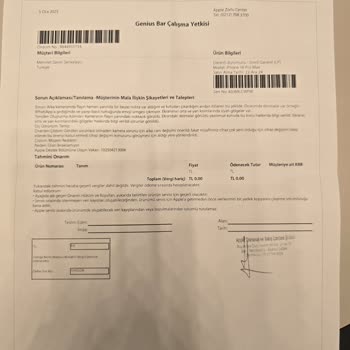 Ayıplı İphone 16 Pro Max İçin Acil Değişim Talebi