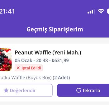 Getir Yemek'te İade Sorunu Ve Müşteri Memnuniyetsizliği