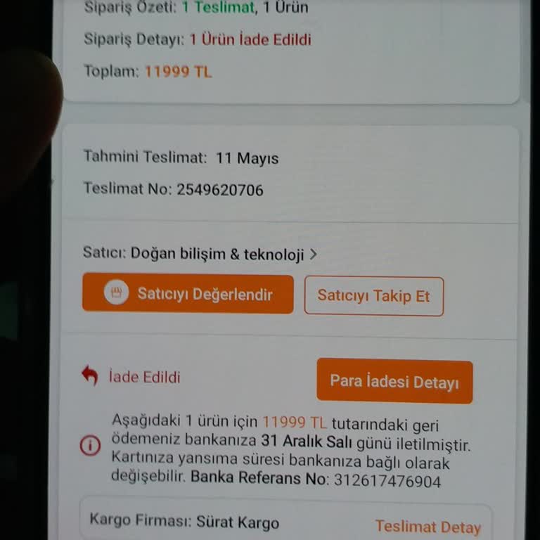 Trendyol Üzerinden Alınan Dyson Airwrap'in Kaçak Çıkması Ve Para İadesi Sorunu