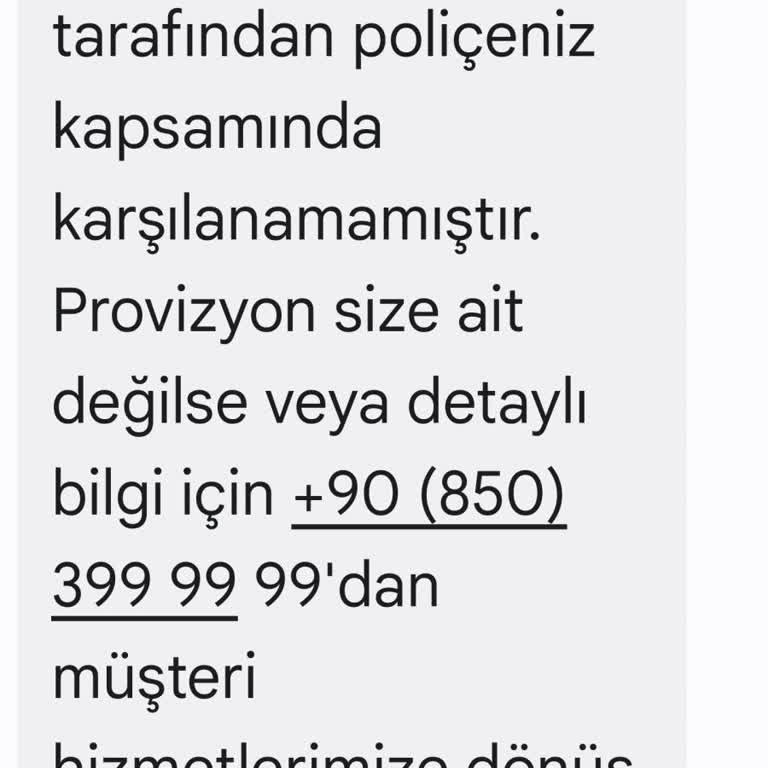 Allianz Sağlık Sigortası Hayal Kırıklığı