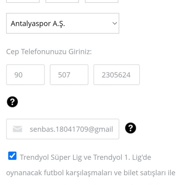 Paso Lig Başvurusunda Telefon Numarası Sorunu