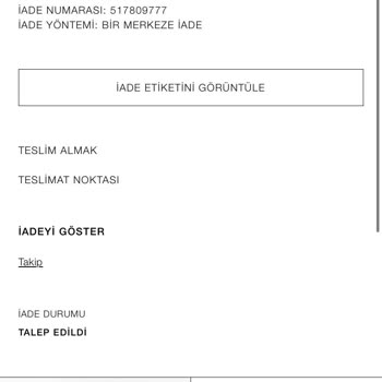 Zara Siparişinde Kargo Ve İade Sorunu