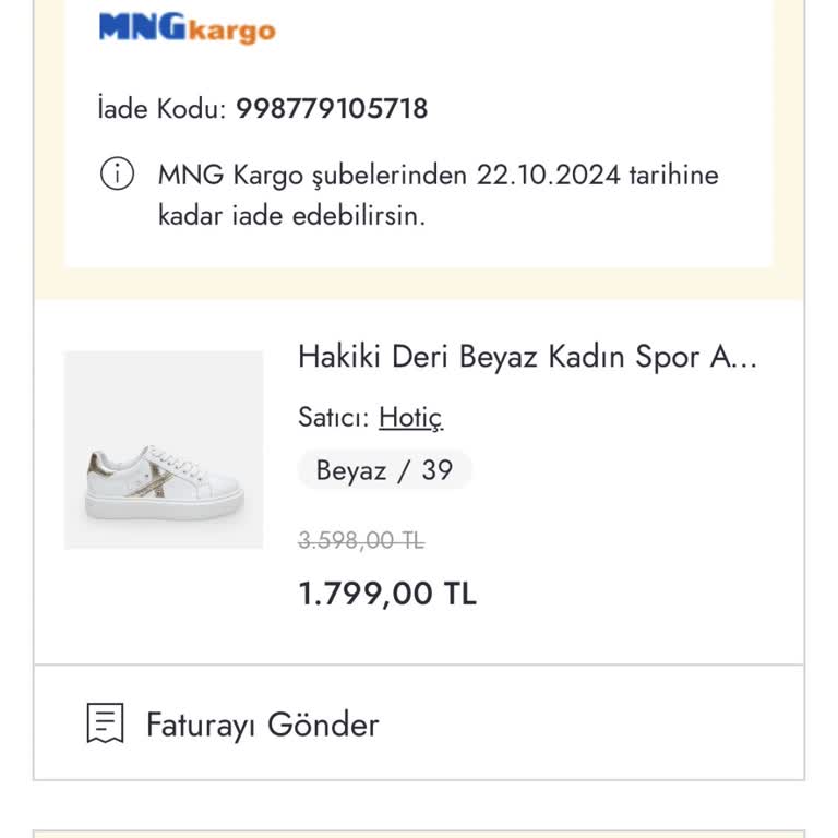 Hotiç Ayakkabı Boyner'den 3 Aydır İade Bekleyen Müşteri Mağduriyeti