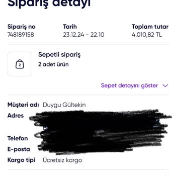 Sipariş Verildi Ama Ürünler Hala Ortada Yok