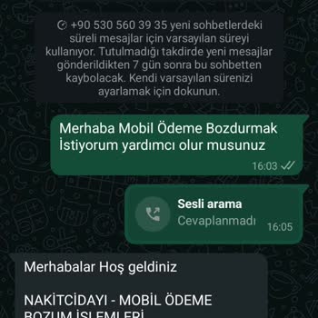 Mobil Ödeme Sorunu: Paramı Geri Alamıyorum