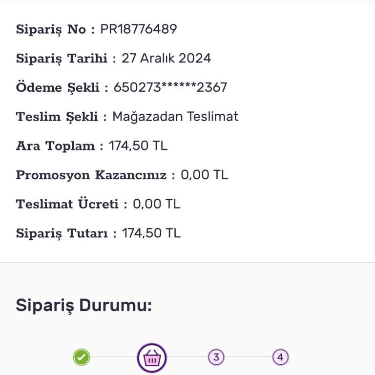 Sipariş Gecikmesi Ve Mağduriyet