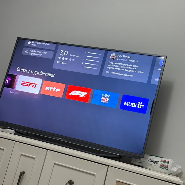 Televizyonumda Uygulama Sorunu Ve Depolama Hatası