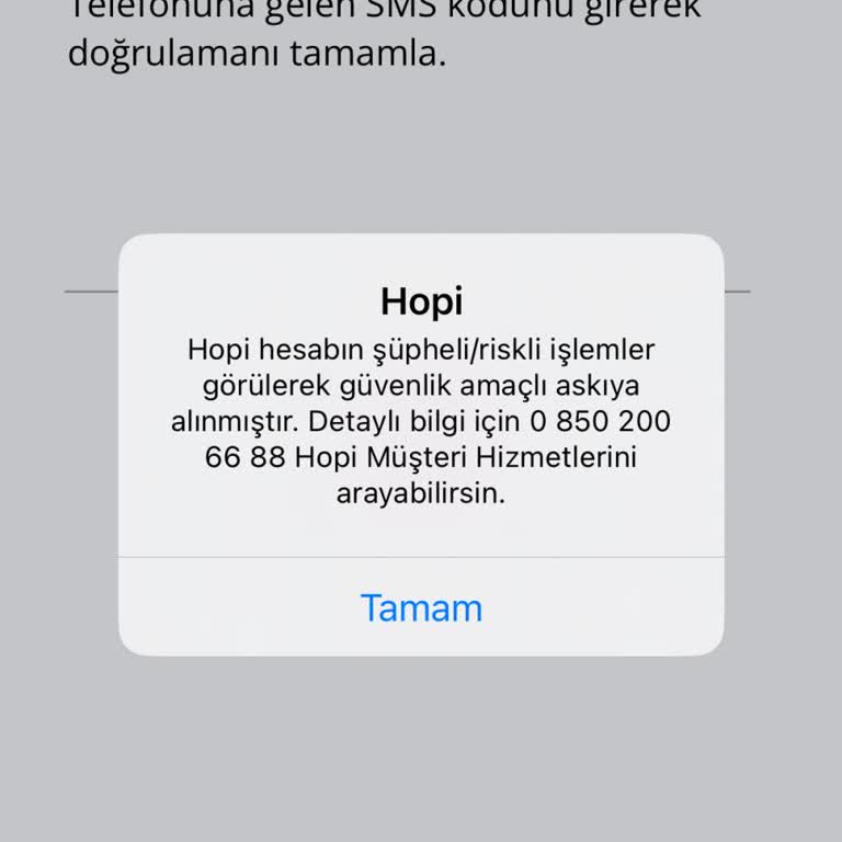Hopi Hesabım Askıya Alındı, Çözüm Bekliyorum