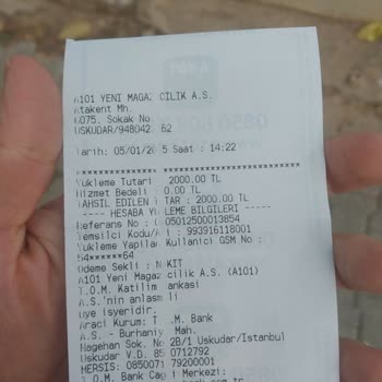 QR Kod İle Yüklenen Para Hesaba Geçmedi