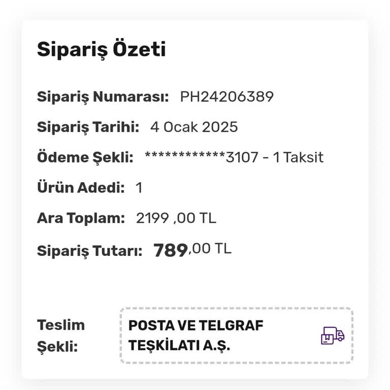 Sipariş İptalinde Zorluk