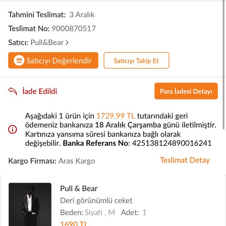 Geciken İade İşlemi Sorunu