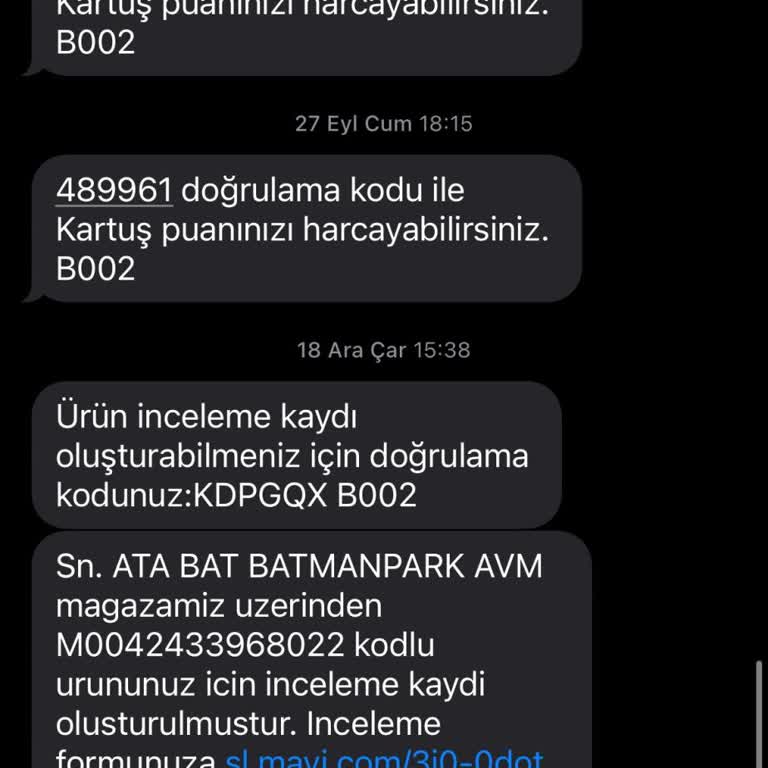 Garanti Kapsamında Reddedilen Pantolon