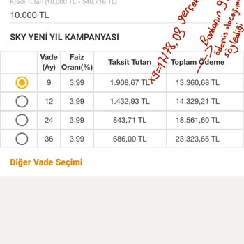 VakıfBank Mobil Kredi Başvurusunda Tuhaflık