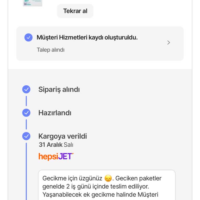 Hepsiburada'nın Sorumsuzluğu Ve Geciken Sipariş