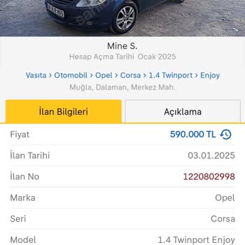 Yanlış Model Yılı Nedeniyle İlan Kaldırma Sorunu