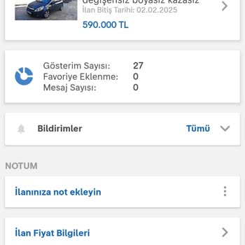 Yanlış Model Yılı Nedeniyle İlan Kaldırma Sorunu