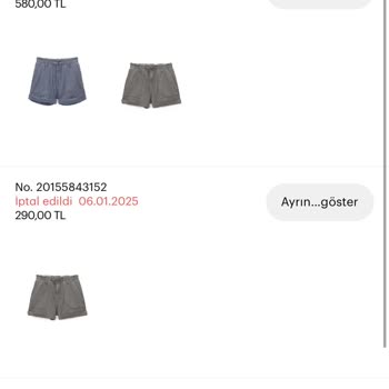 Sürekli İptal Edilen Şort Siparişleri Ve Çekilen Ücretler