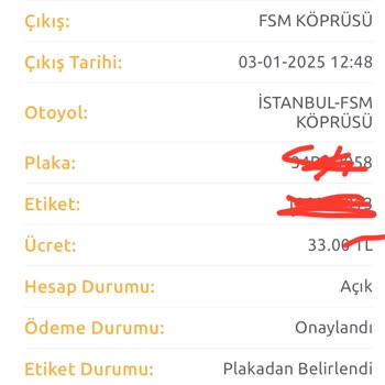 HGS Sistemindeki Yanlış Kesim Sorunu