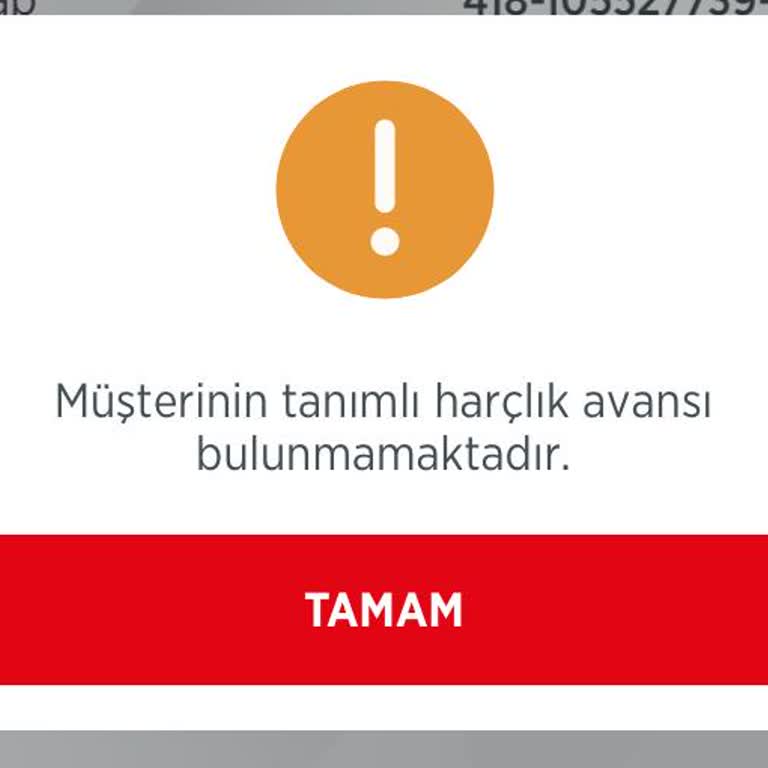 Harçlık Avans Tanımlı Olmamasına Rağmen Kullanılamıyor