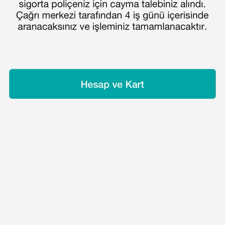 Sigorta Cayma İşlemi İçin Bekleyen Müşteri