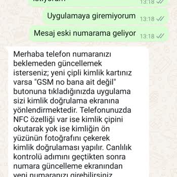 Medical Park Uygulamasında Numara Güncelleme Çilesi