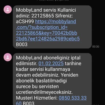 Vodafone Üyelik Ve Müşteri Hizmetleri Sorunu