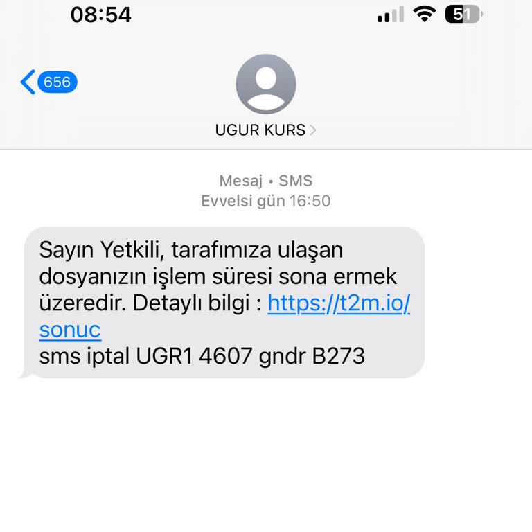 Yanıltıcı Hukuk Bürosu Mesajları Hakkında Şikayet