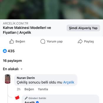 Kazanılan Kahve Makinesi Teslim Edilmiyor