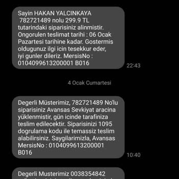Teslim Edilmeyen Sipariş Ve Yanıltıcı Bildirim