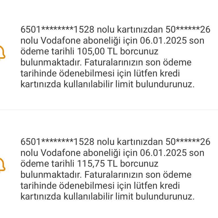 Vodafone'un Gecikmeli İşlemi Sonucu Haksız Fatura Yansıması