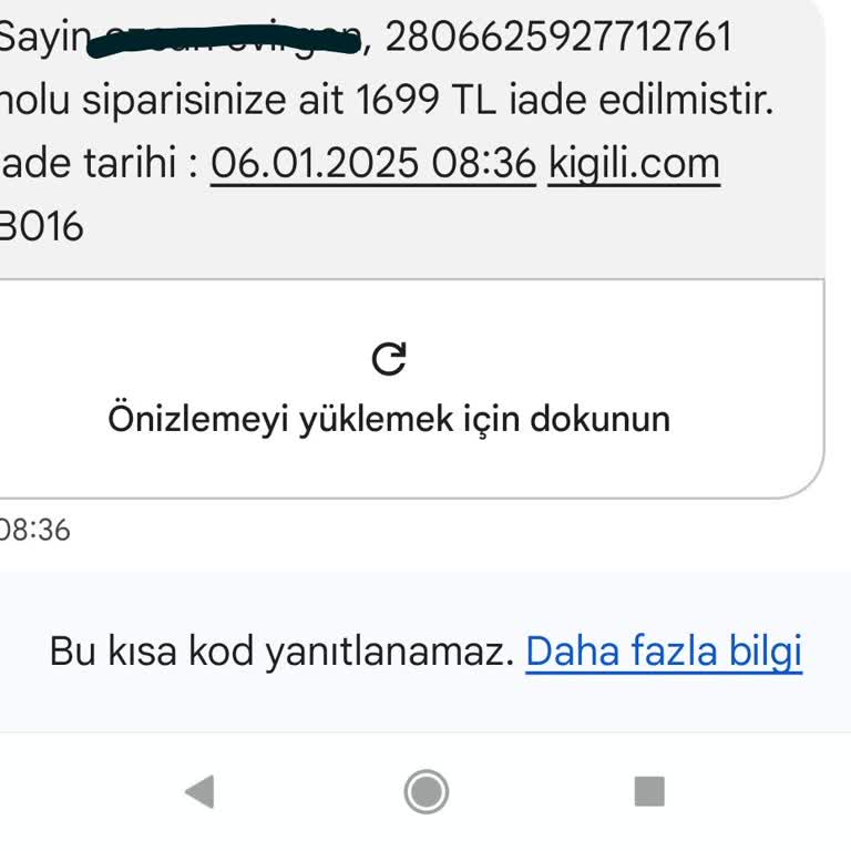 Stokta Olmayan Ürünle Hayal Kırıklığı