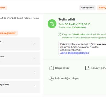 Eksik Ürün Teslimatı Ve Yanıltıcı Güncelleme