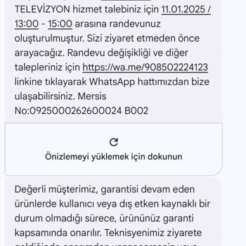 JVC TV'de Sıkılmamış Vida Sorunu