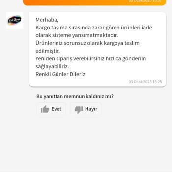 Trendyol Boya Siparişimde İade Sorunu Ve Mağduriyet